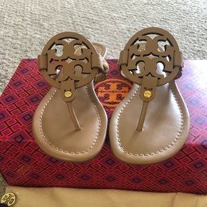 NEW Tory Burch Miller Sandal in Light Makeup color